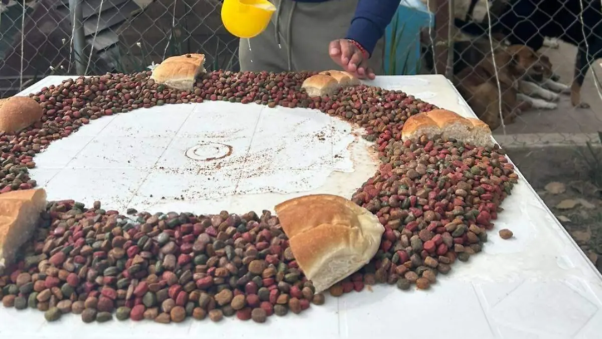 rosca de reyes con croquetas