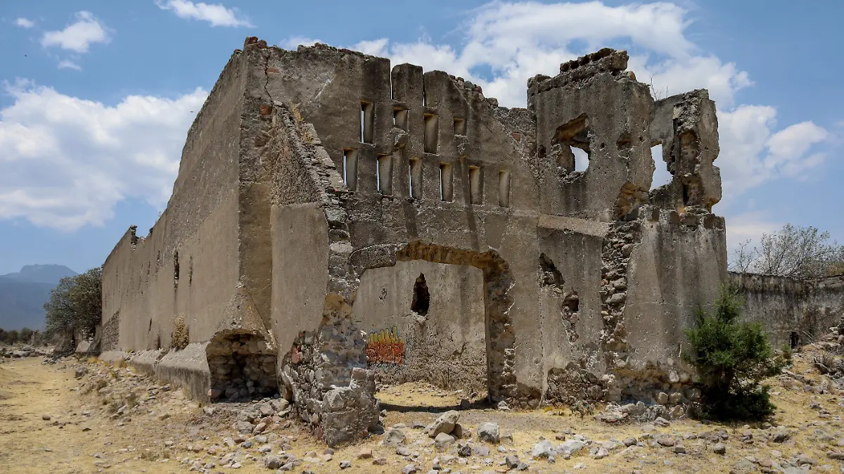 Vista delantera ex hacienda Xalapasco 
