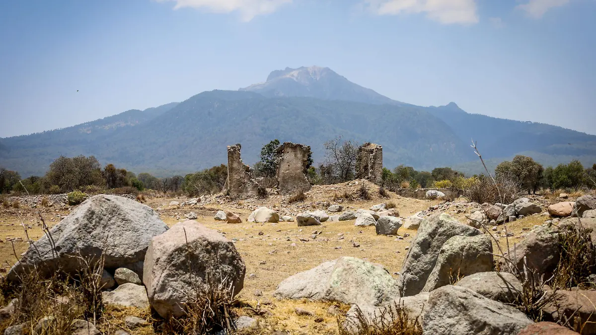 Vista desde el campo de Ixtenco 