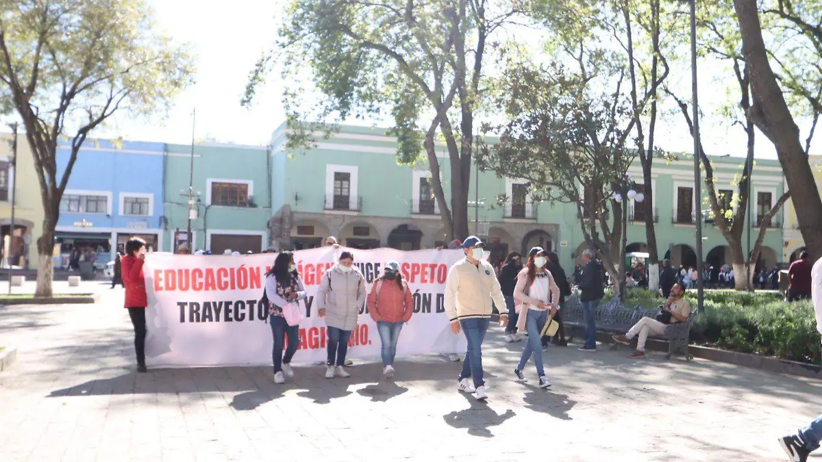 DOCENTES CIERRAN SEPE-USET RECHAZO TITULAR DE EDUCACIÓN INDÍGENA (4)