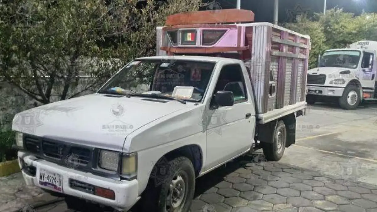 Recupera camionetas la policía de San Pablo del Monte