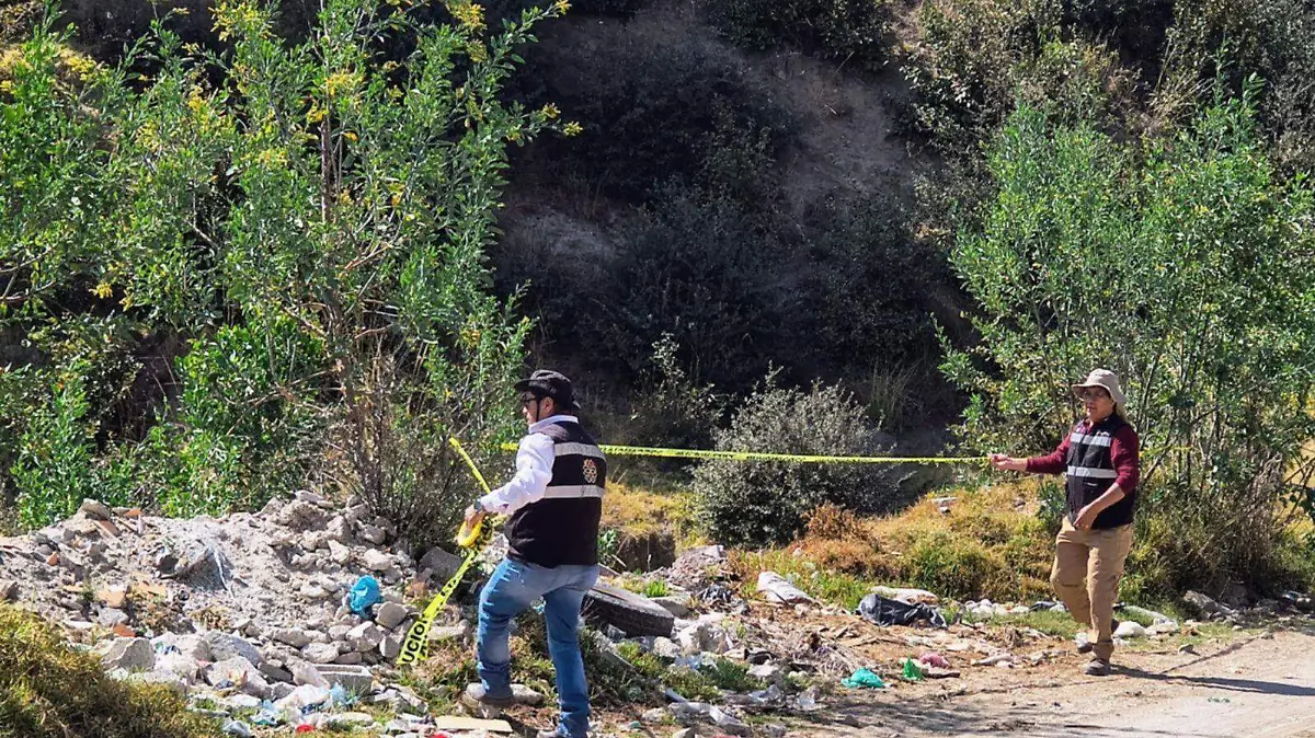 suspenden barrancas basurero