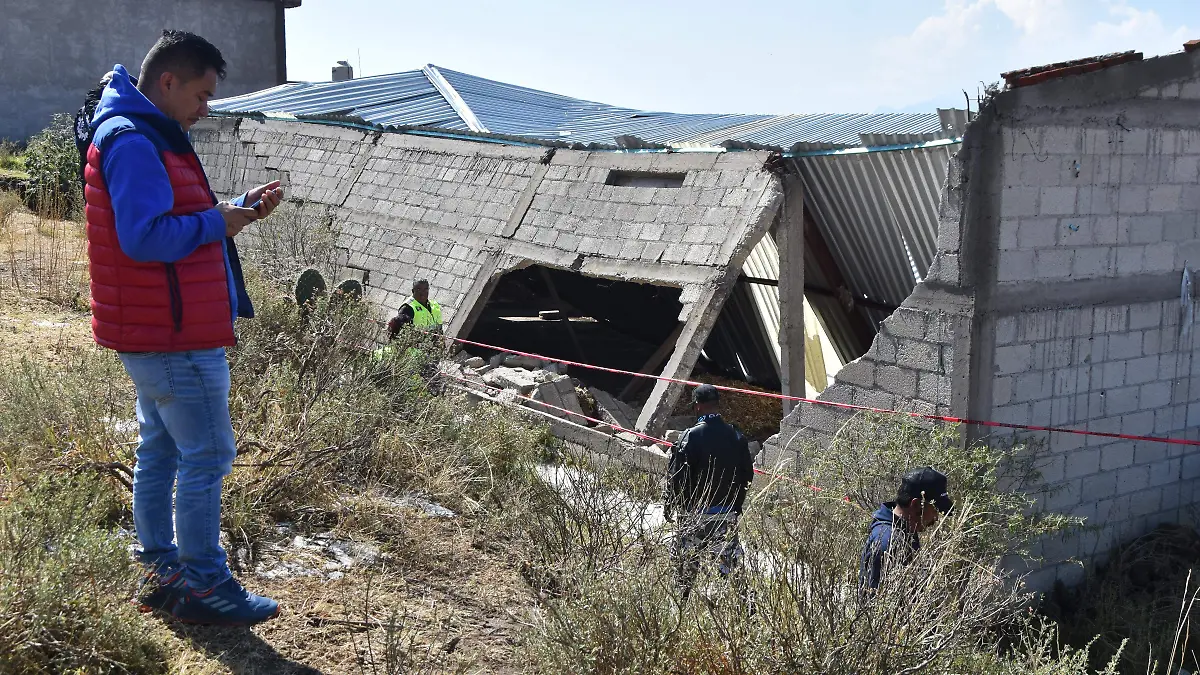AUTORIDADES recorrido granizada Terrenate