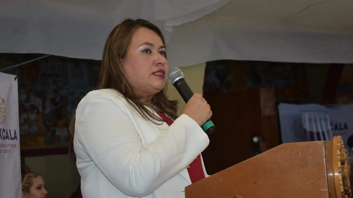 La presidenta Blanca Angulo