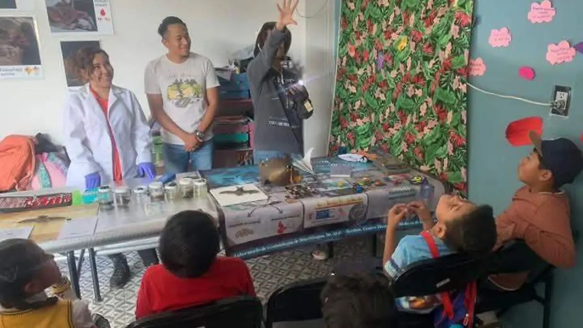 niños curso murcielagos