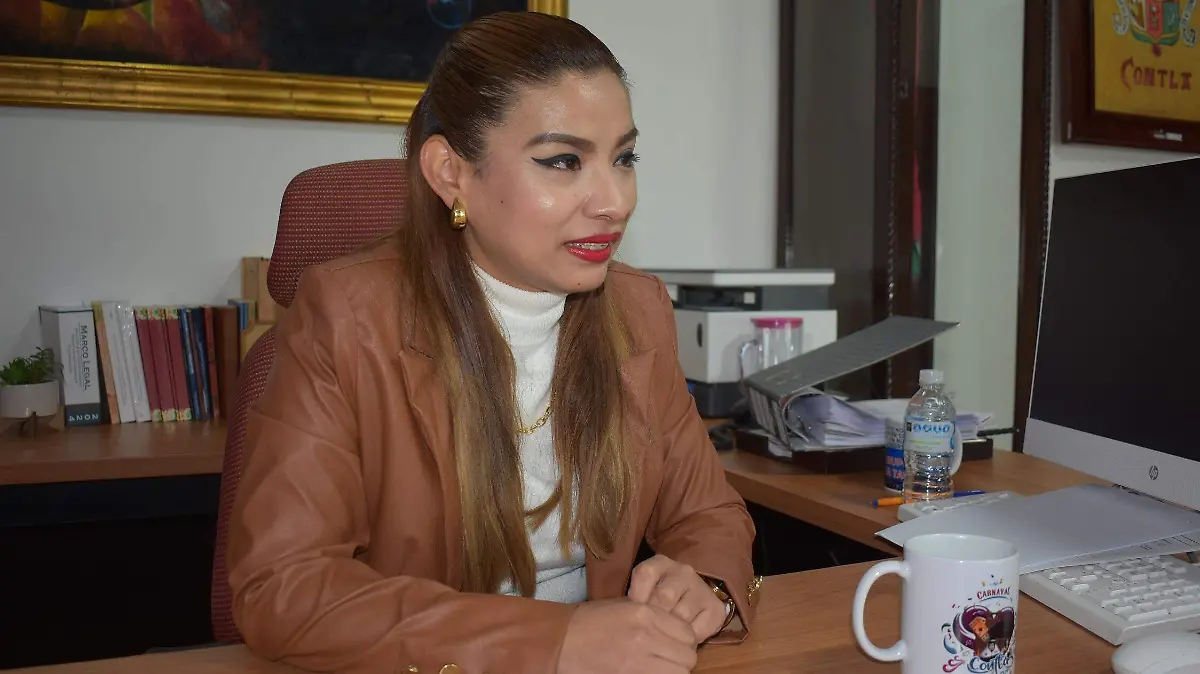Ana Ivonne Roldán Xolocotzi, presidente municipal de Contla de Juan Cuamatzi.
