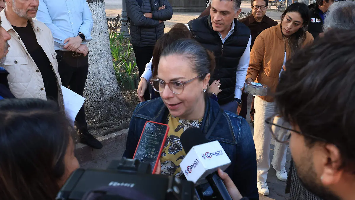 recorrido para plan de mejoramiento de fachadas
Valeria Valero Pié, coordinadora nacional de monumentos históricos del INAH.