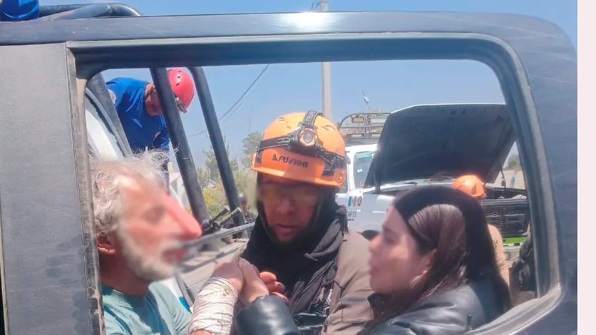 “Gracias, les debo la vida”, expresó don Pancho a policías de montaña 2