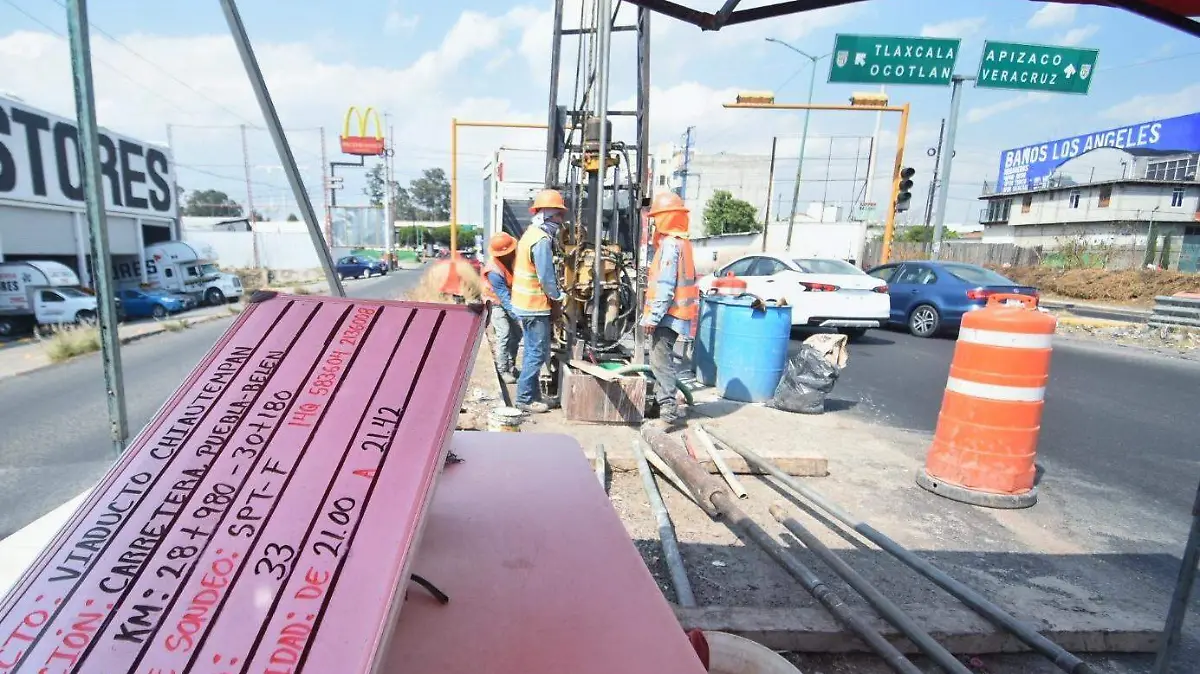 Estudio suelo Viaducto Chiautempan 3