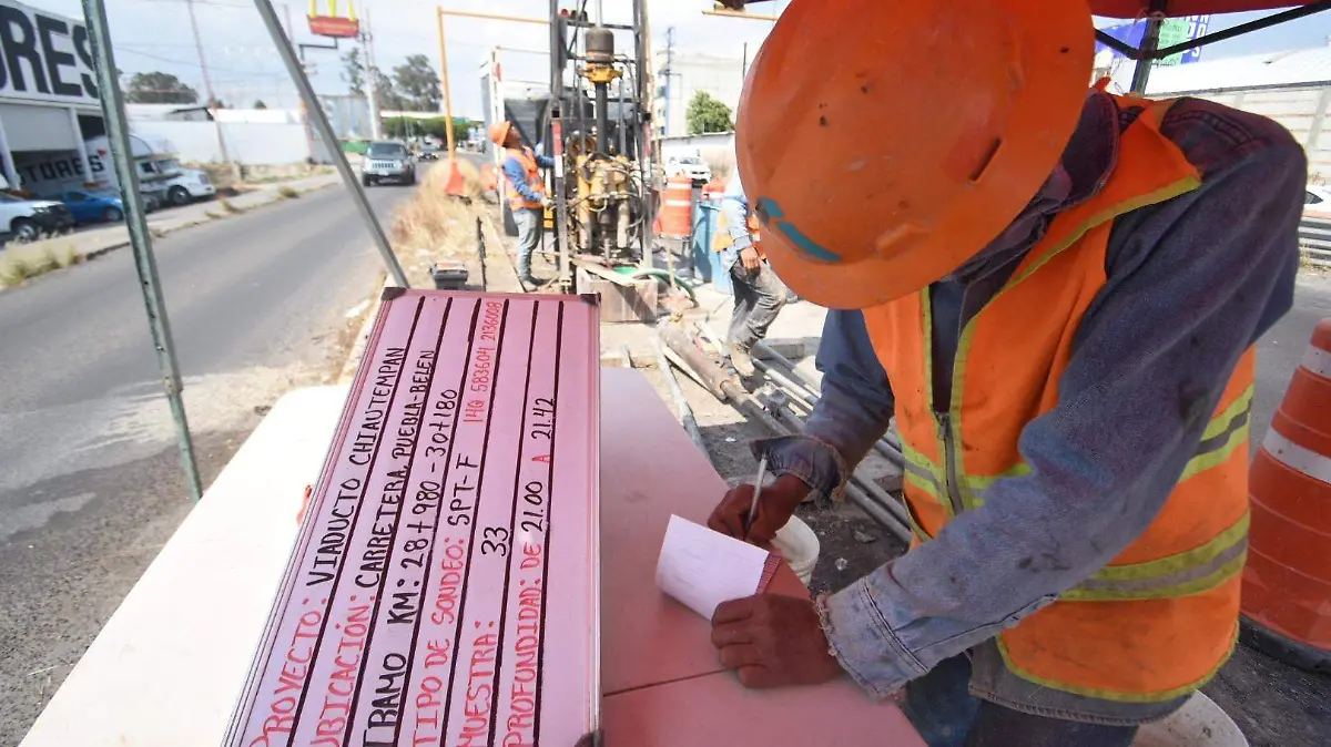 Estudio suelo Viaducto Chiautempan 1