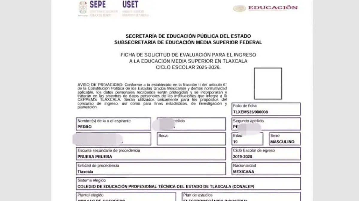 DESCARGA FICHA INGRESO A PREPA 2025-2026