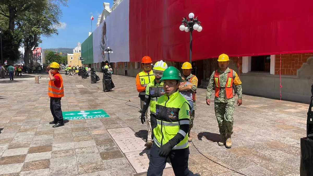 PROTECCIÓN CIVIL SIMULACRO 2.