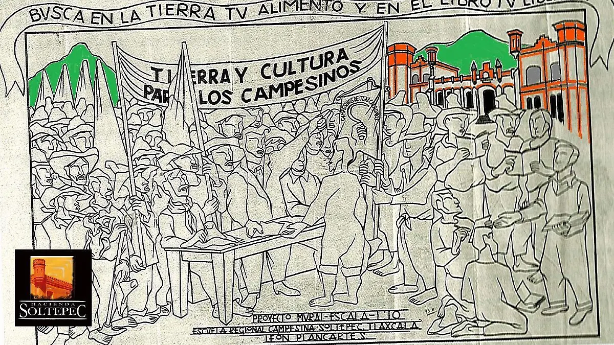 mural en la hacienda