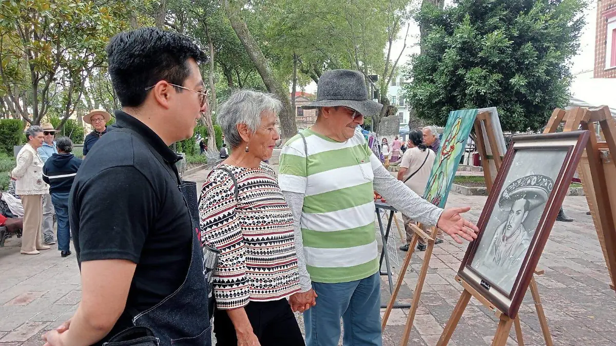Jardín del arte visitantes