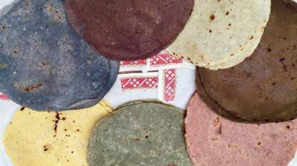 Tortillas de colores Ixtenco 