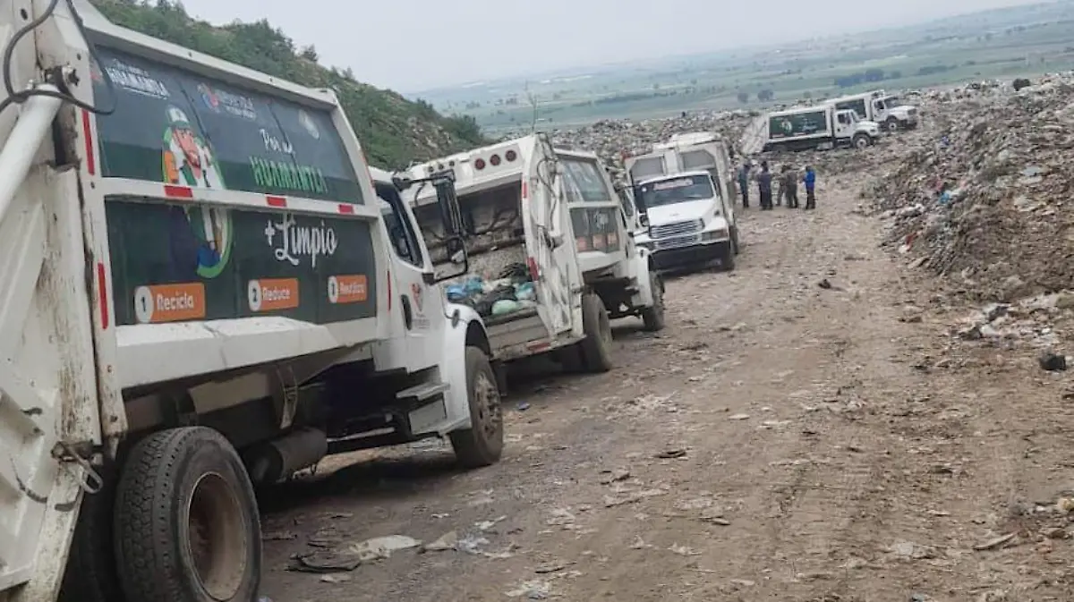 camión recolector de basura Huamantla (1).