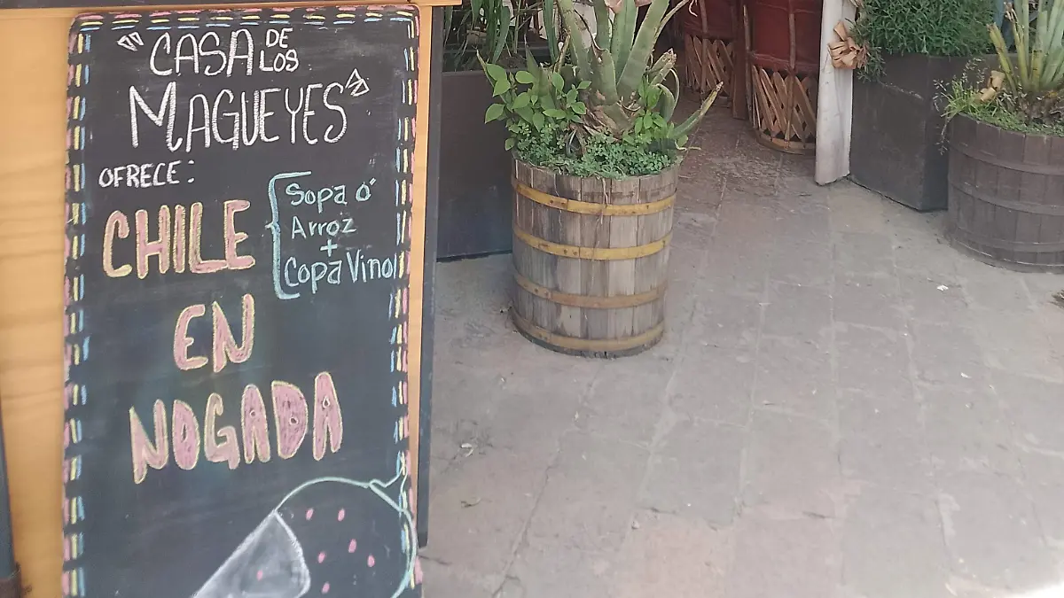 PRECIO DE CHILES EN NOGADA