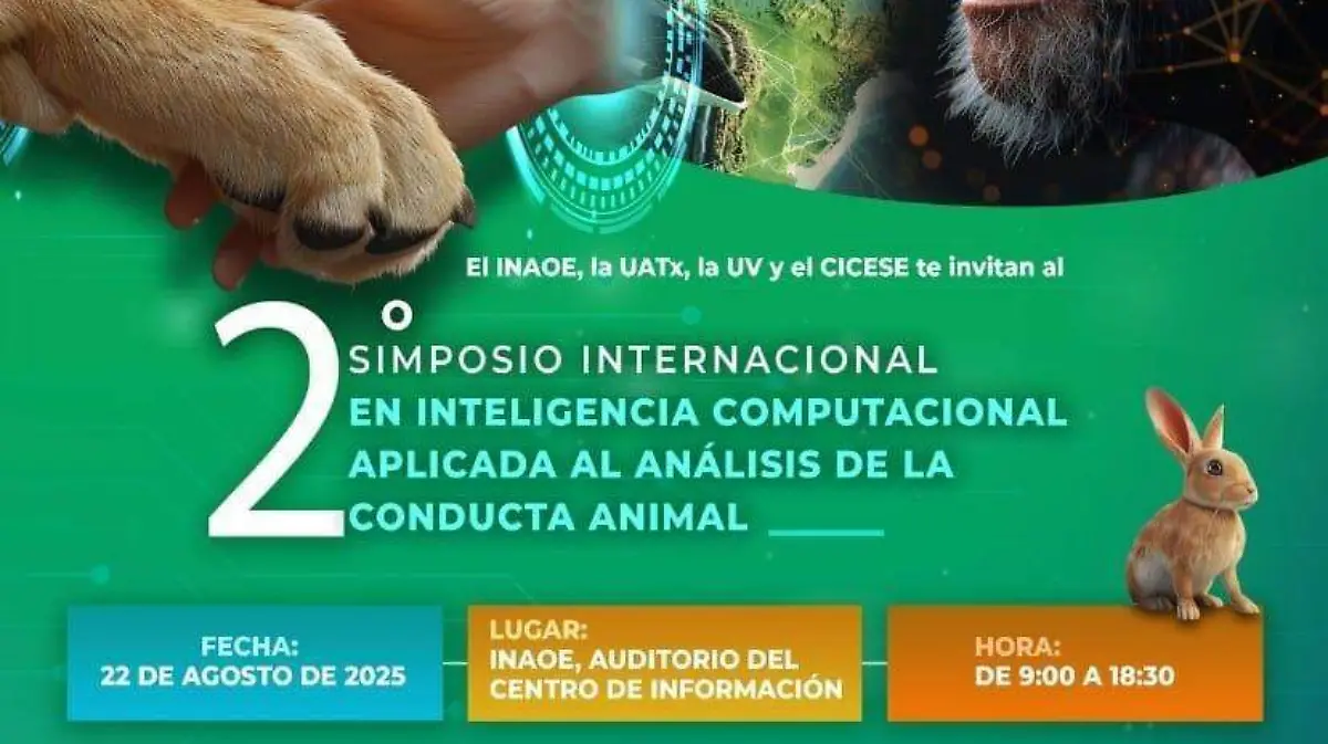 5 Invita CTBC-UATx a Segundo simposio internacional en inteligencia computacional aplicada al análisis de la conducta animal