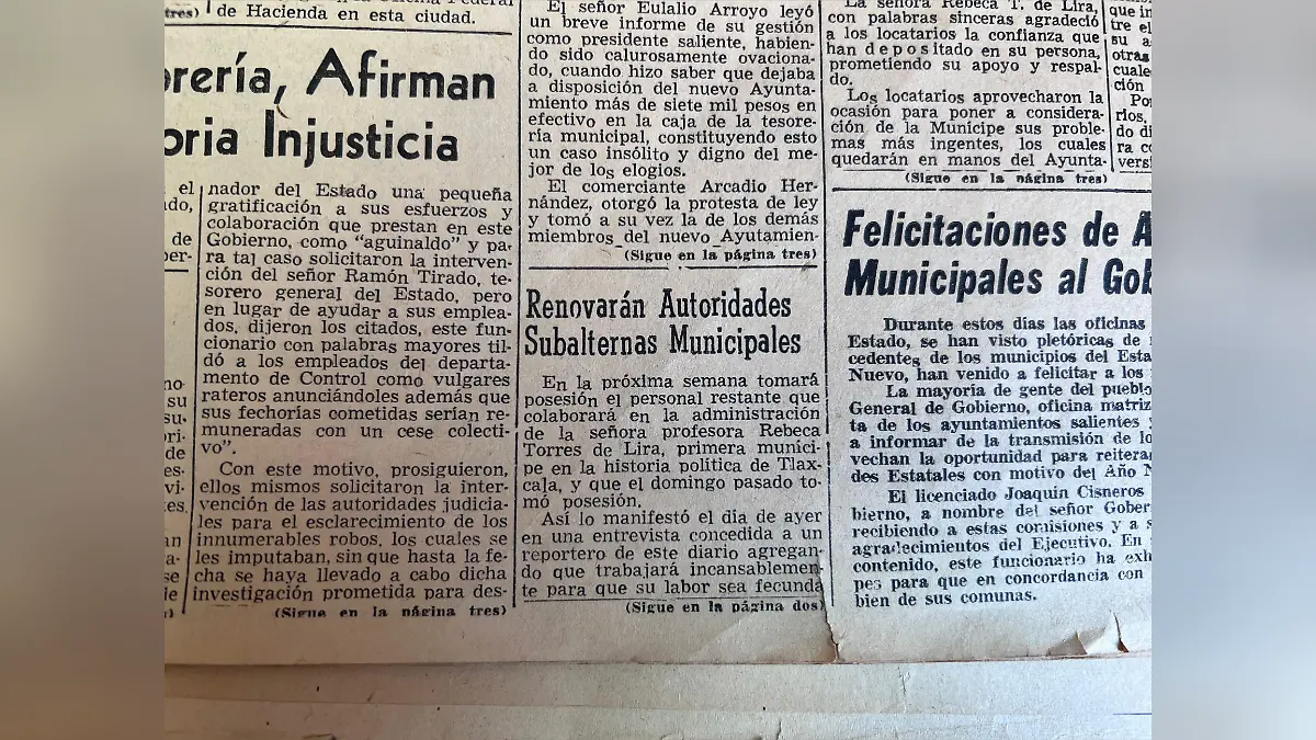 Rebeca Torres Ortega, primera presidenta municipal en Tlaxcala