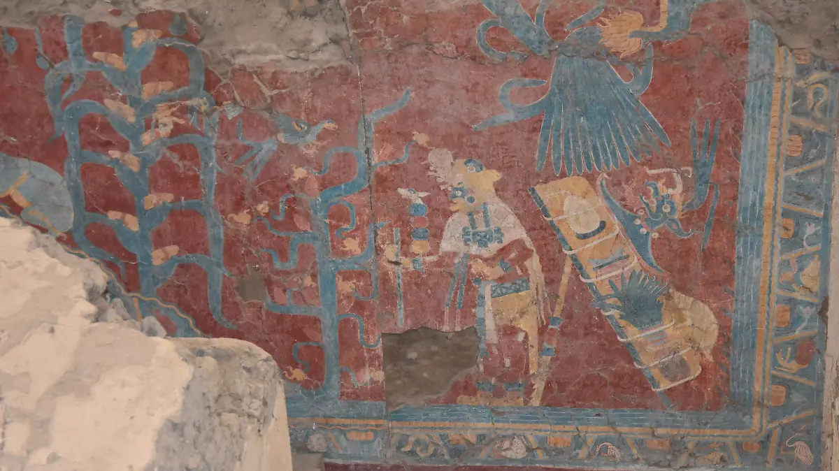 Murales Cacaxtla mazorcas