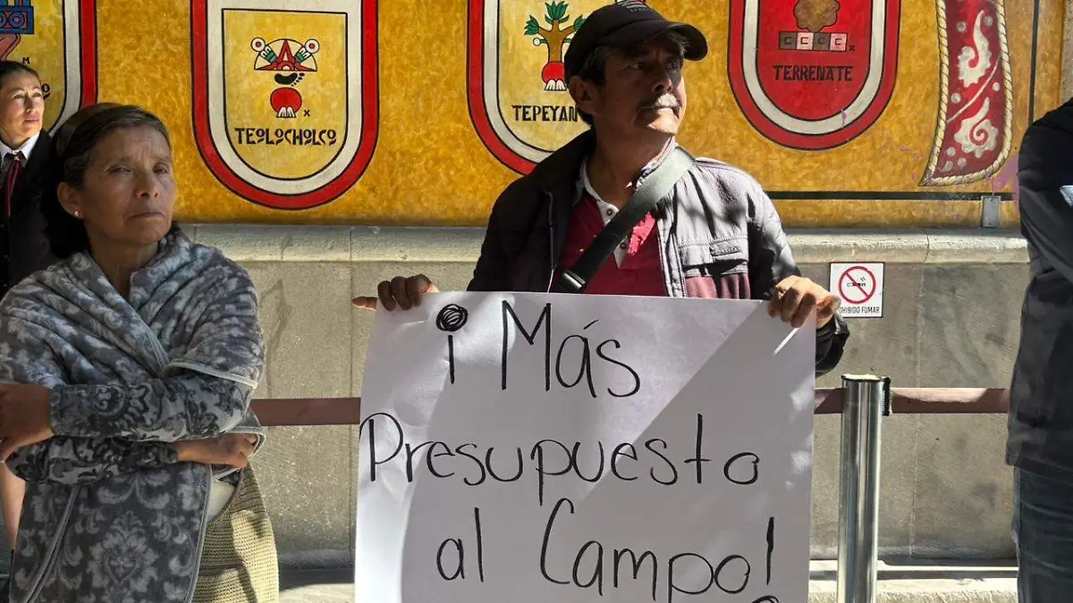 manifestación de campesinos y estudiantes 2.