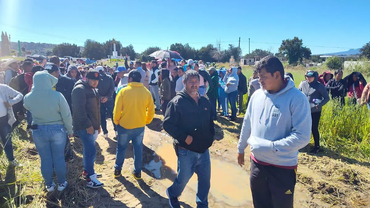 LOS MANIFESTANTES EN TERRENATE
