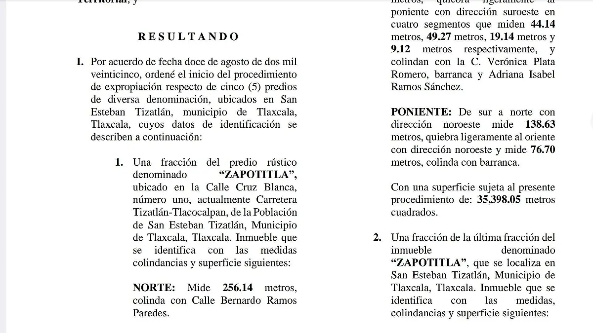 Expropiación Tizatlán 2