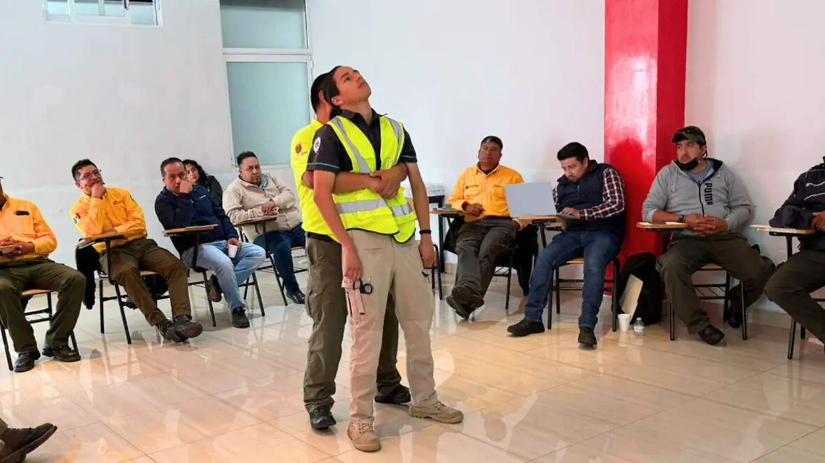 FSTSE capacita a brigadistas de CONAFOR 2