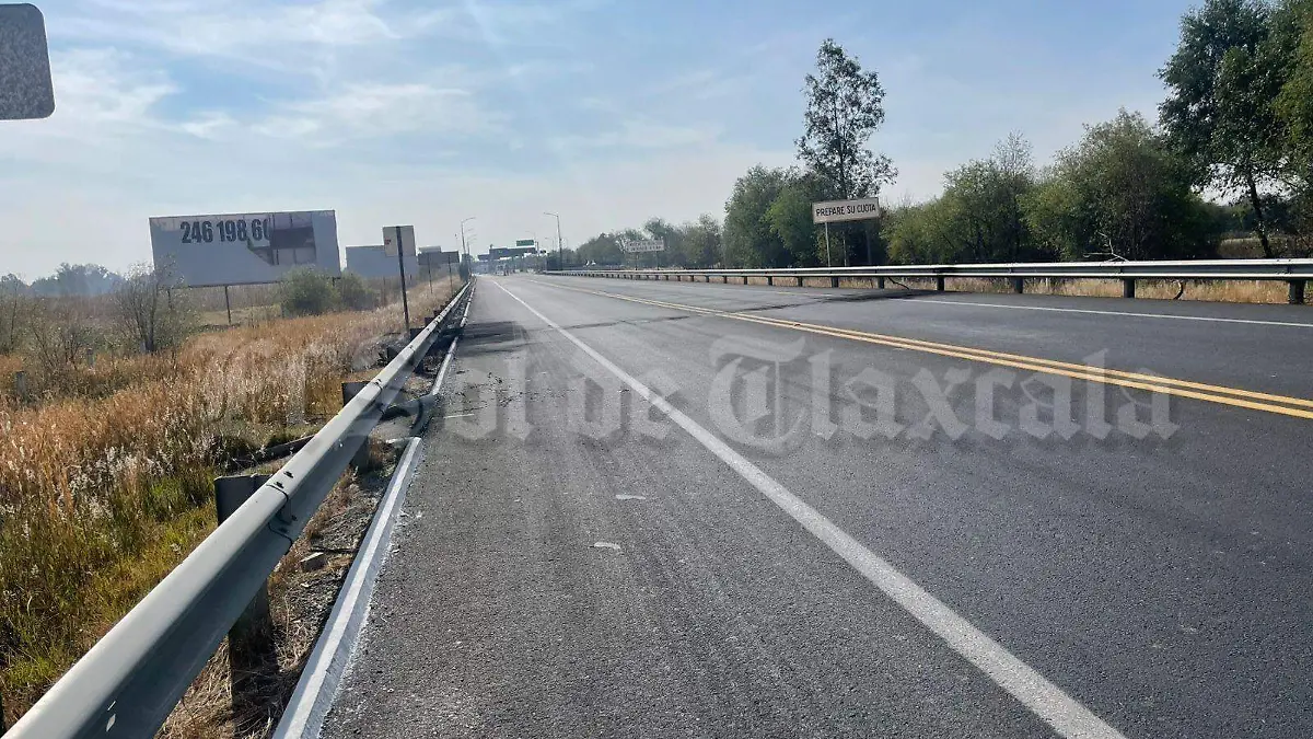 Bloqueo paraliza la autopista Tlaxcala–Puebla