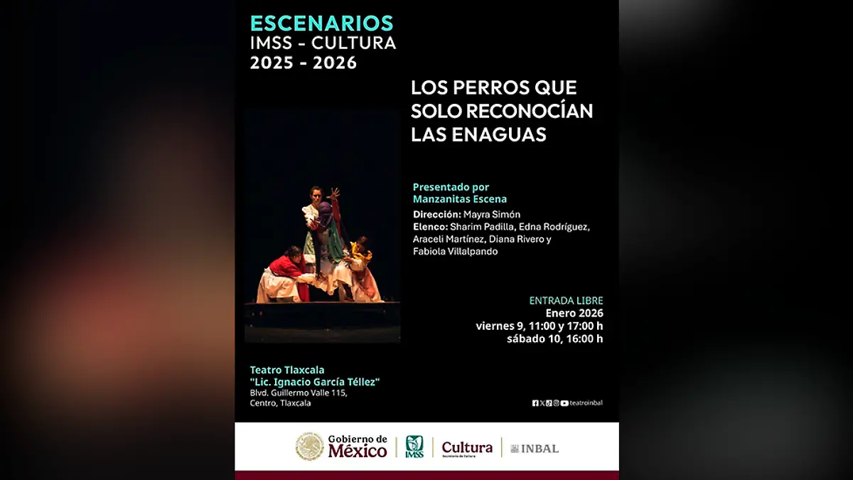 cartel obra de teatro mujeres.