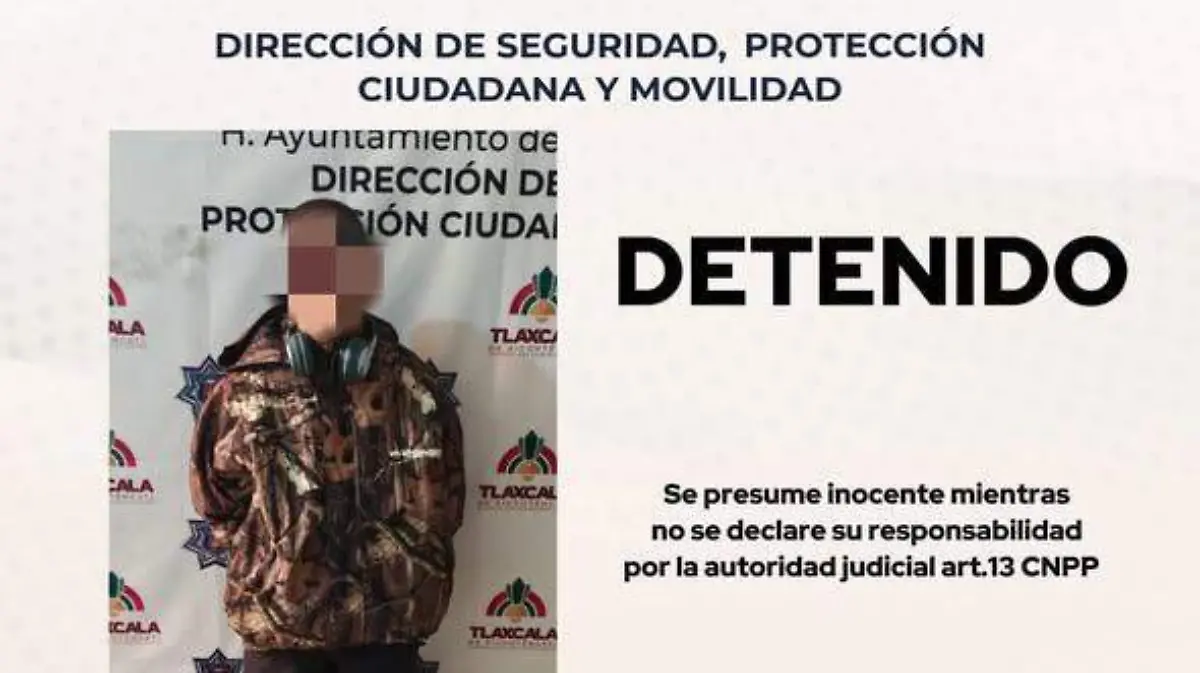 Aseguran a hombre en Tlapancalco