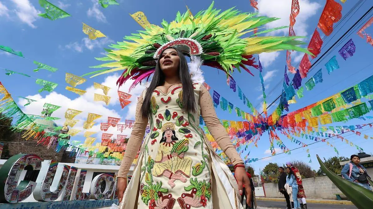 Trajes bordados, el orgullo que distingue al carnaval de Yauhquemehcan