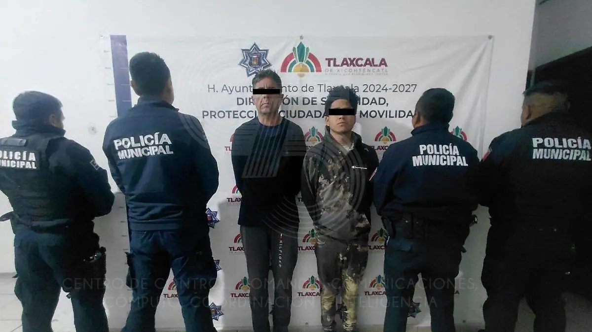 Frustran robo en negocio del centro de Tlaxcala