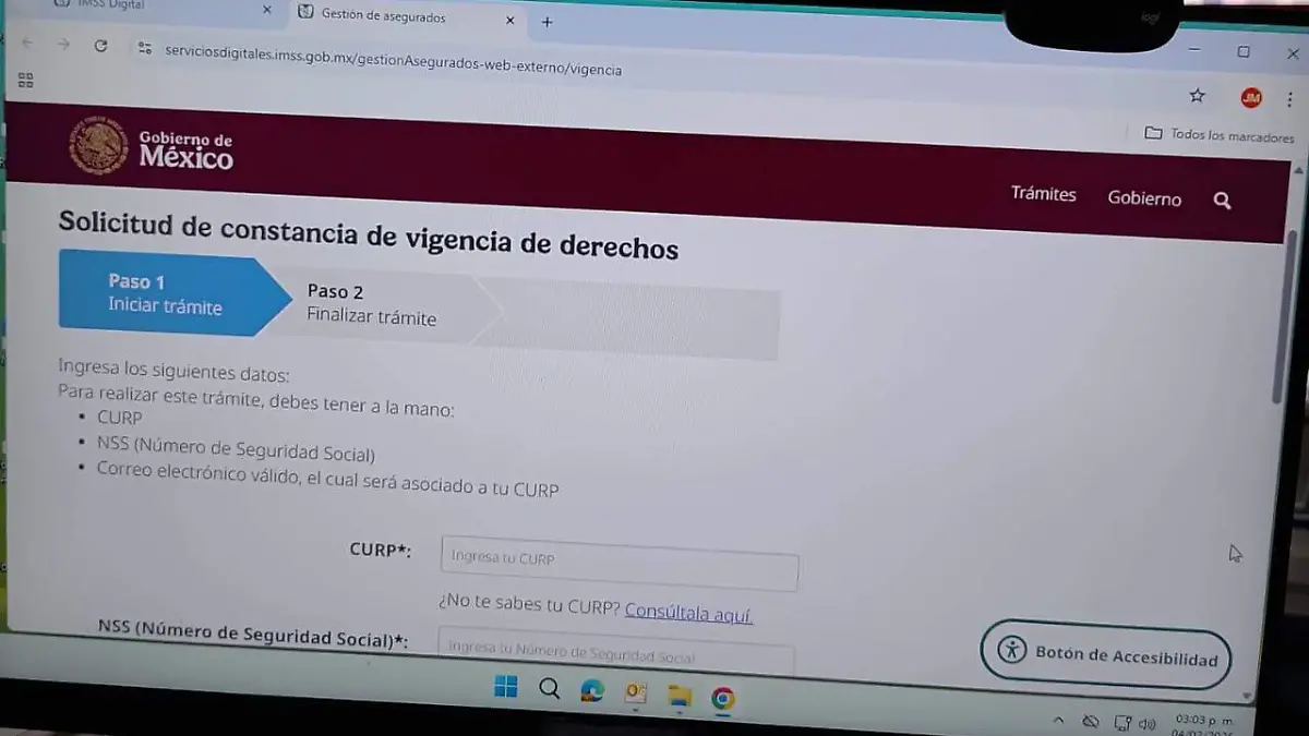 Constancia de Vigencia de Derechos del IMSS (3)