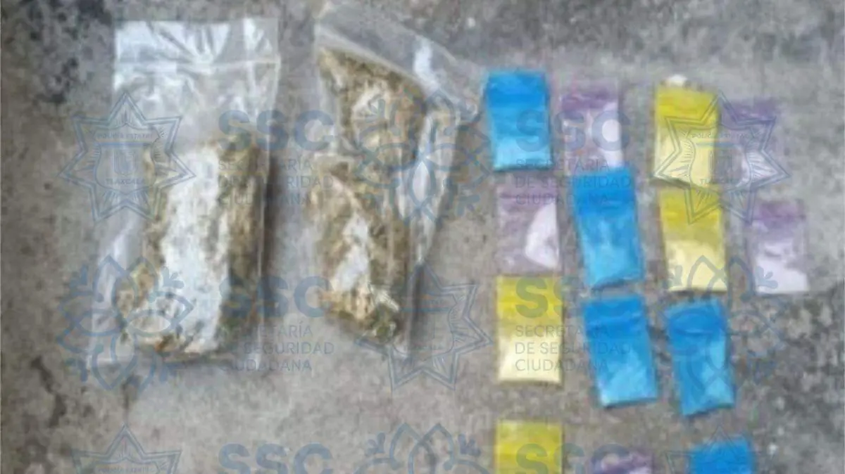 Detienen a presunto narcomenudista en San Pablo del Monte