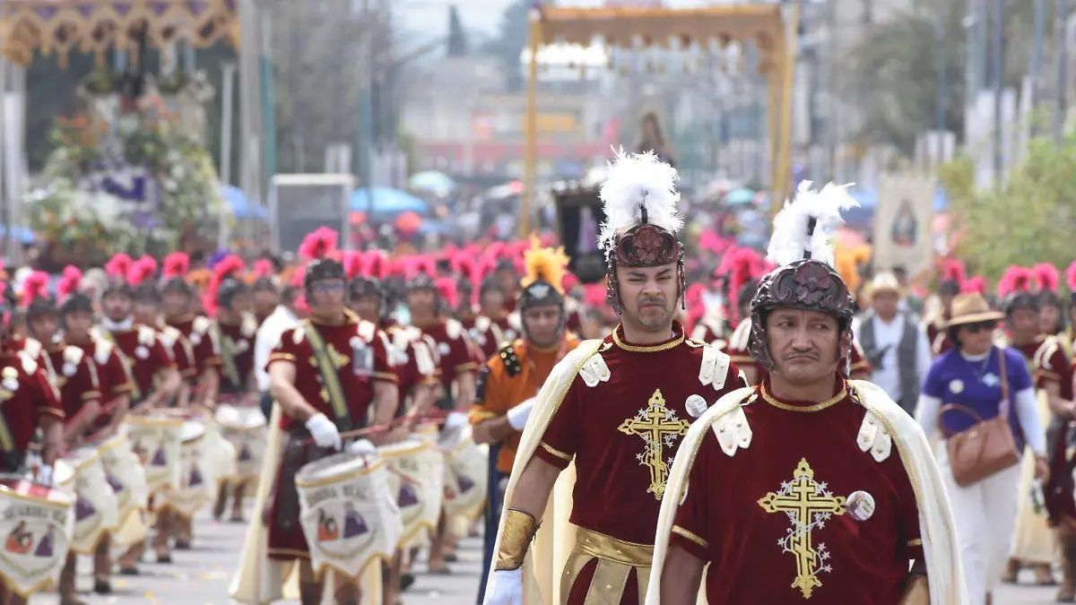 Más de 100 mil feligreses se esperan en el viacrucis de Chiautempan (2)