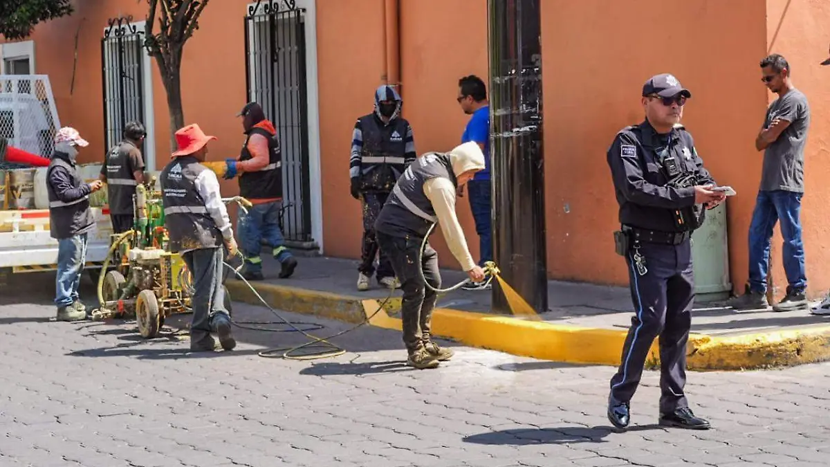 Ayuntamiento de Tlaxcala mejora la imagen urbana (6)