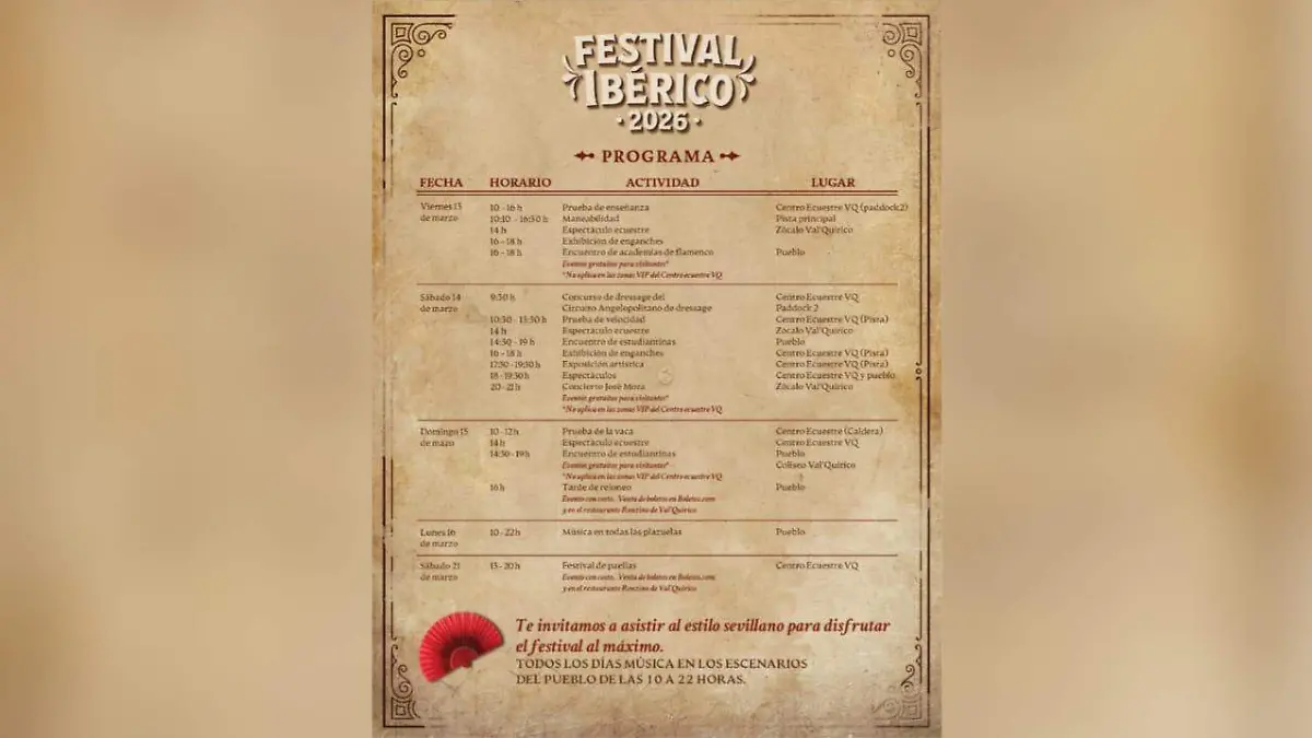 Festival Ibérico 2026