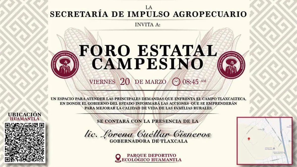 Huamantla será sede del del Foro Estatal