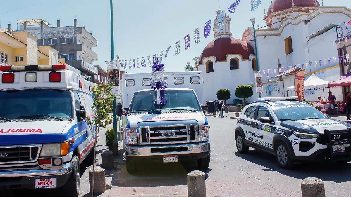 Saldo blanco en Chiautempan durante viacrucis  4