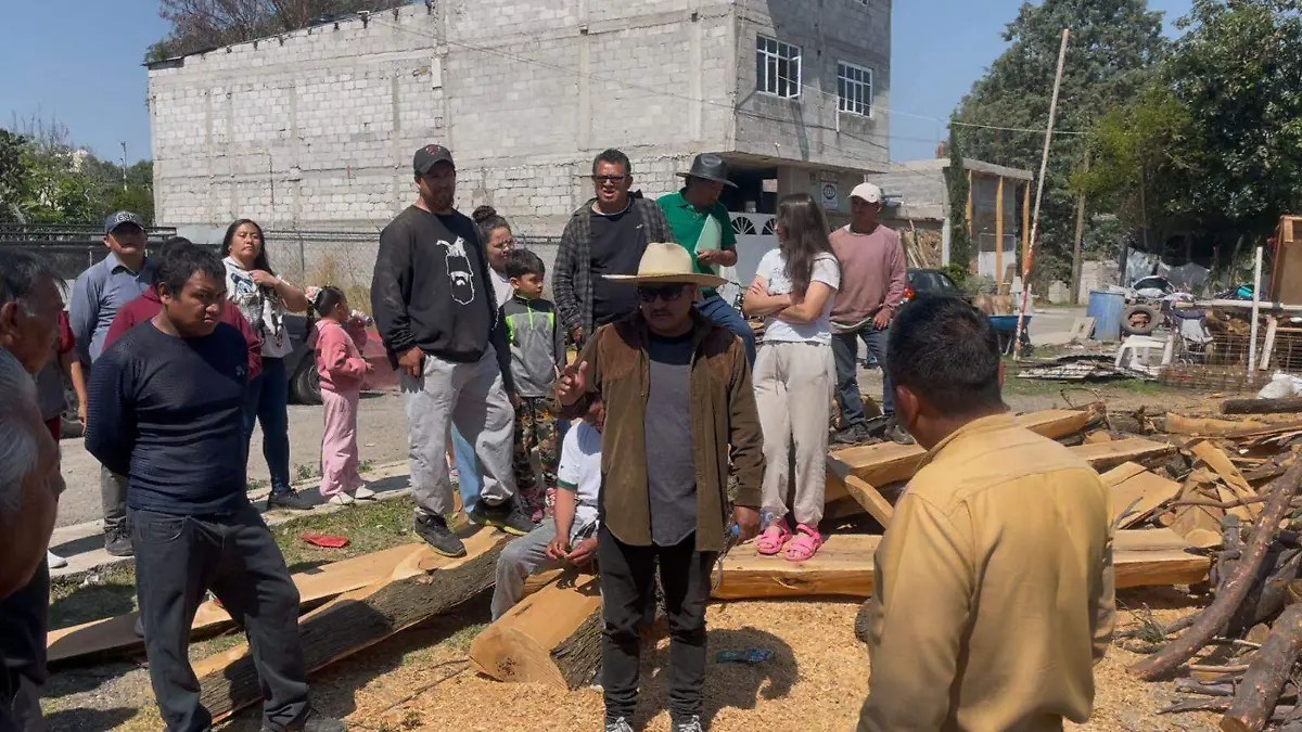 Indignación en Atlahapa Denuncian vecinos ecocidio por derribo de árboles longevos en primaria pública
