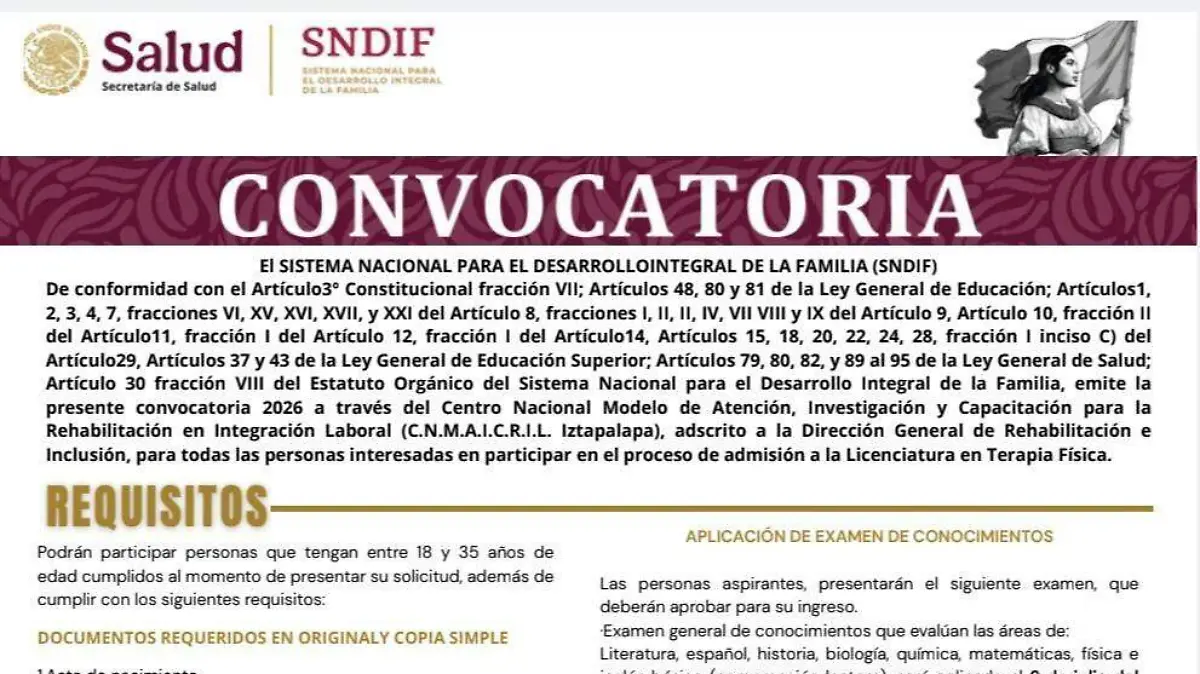 Licenciatura en Terapia Física del CRI