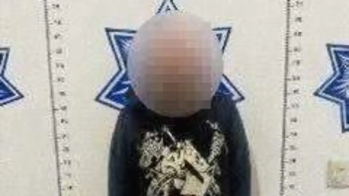 Entre lágrimas, menor es detenido