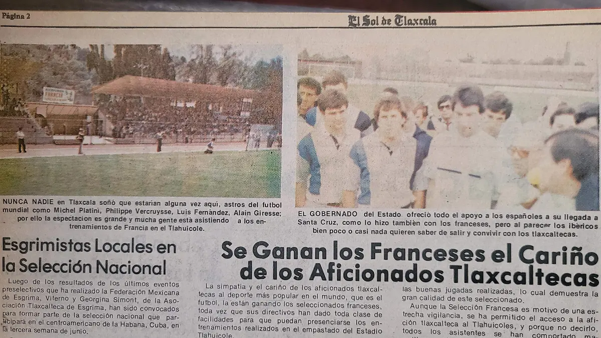 Selección Fut Francia  MÉXICO 86 Tlaxcala 5
