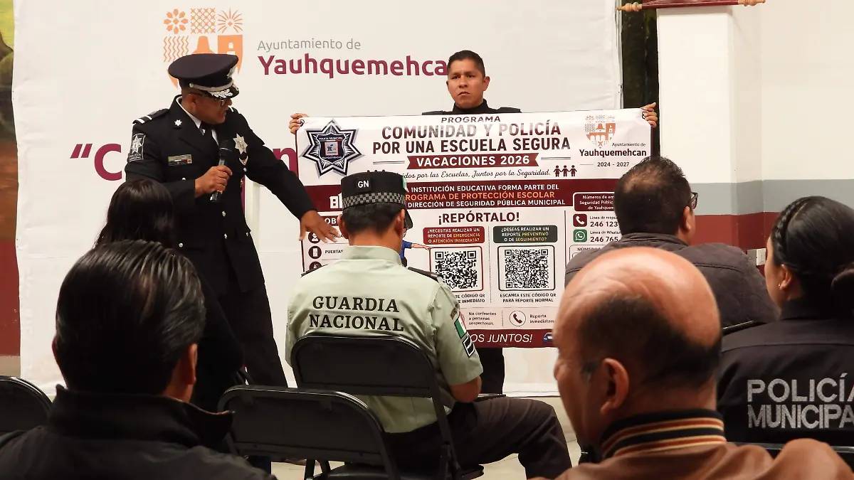 operativo en escuelas de Yauhquemehcan 2