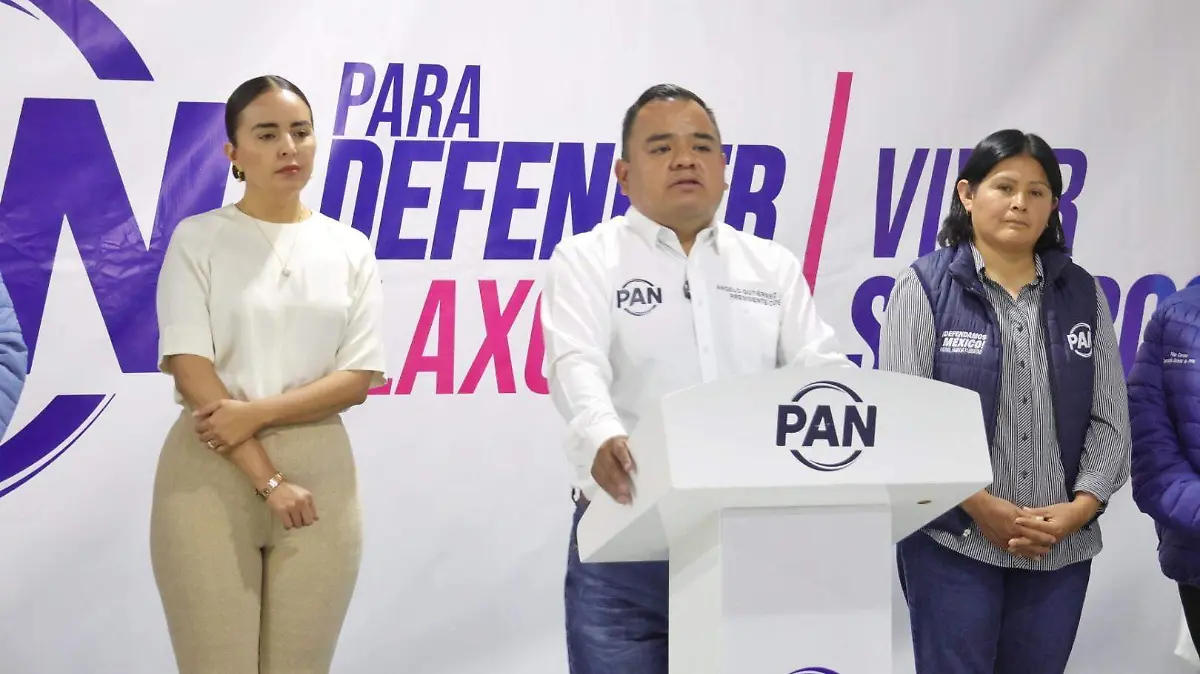 Rueda de prensa PAN Para defender Tlax3