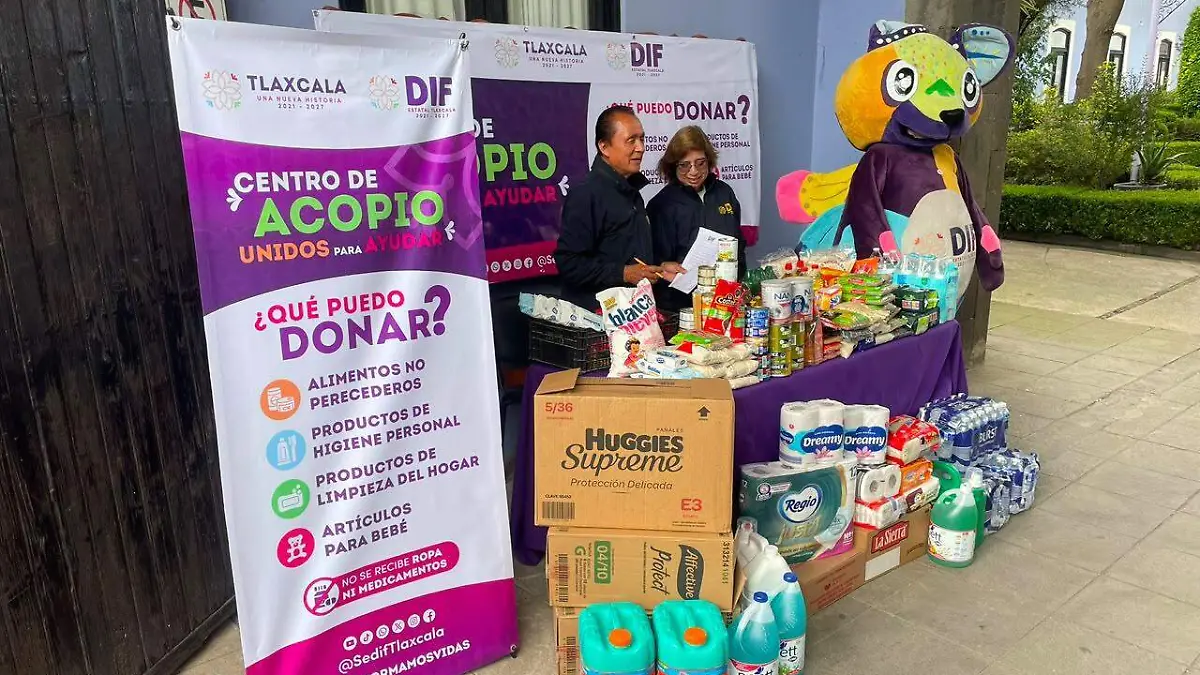 centros de acopio en apoyo a damnificados de Venezuela