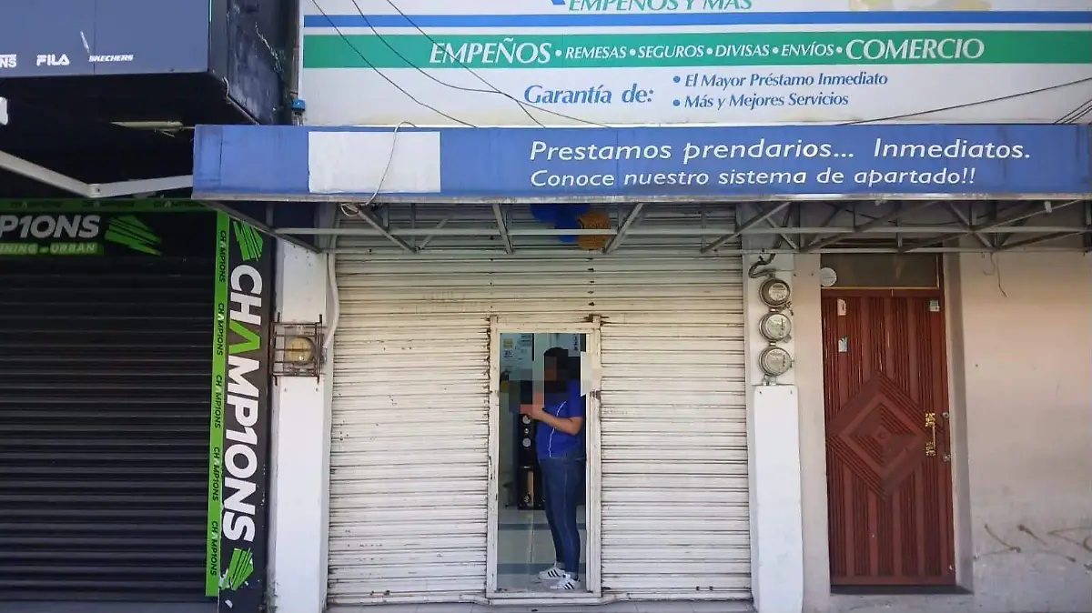Frustran intento de robo en casa de empeño del centro de Apizaco