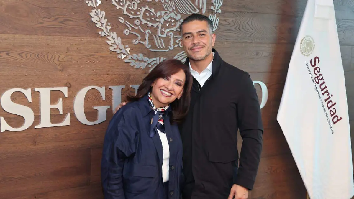 Lorena Cuéllar y Omar García Harfuch refuerzan coordinación