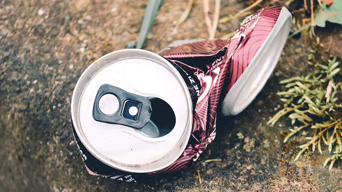 latas de aluminio